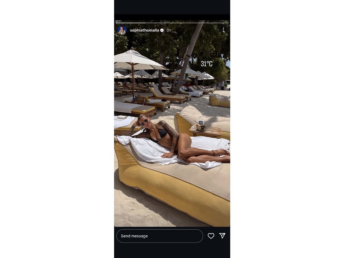 Sophia Thomalla’s Instagram story
